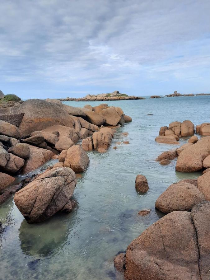 Appartement Plage De Trestraou 45M2 Perros-Guirec Eksteriør billede
